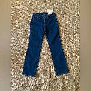NYDJ Dark Blue Straight Leg Jeans